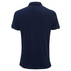 WAFFLE POLO MARINE 男性用