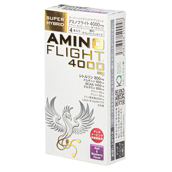 AMINO FLIGHT（アミノフライト）4000mg（5ｇ×4本入・147.5円/本）